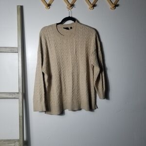 CYRUS WOMEN'S TAN SWEATER SIZE 1X